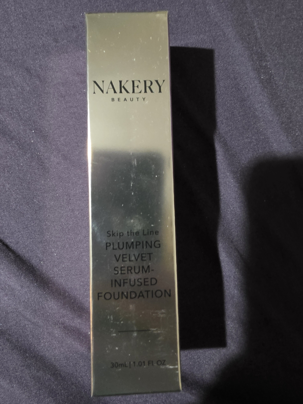 Shade Light Nakery Beauty Skip the Line Plumping Velvet Serum-Infused Foundation